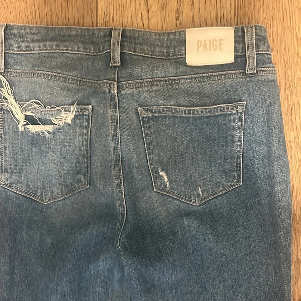 PAIGE Light Blue Hoxton Slim Jeans - Picture 8 of 8